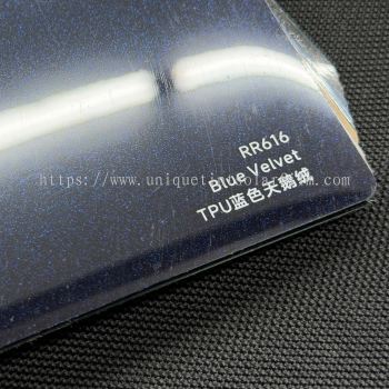 Blue Velvet Color PPF RR616   Premium Gloss Blue Paint Protection Film (PPF) for Luxury Cars  High-Gloss Self-Healing Car Wrap Singapore & Johor Bahru