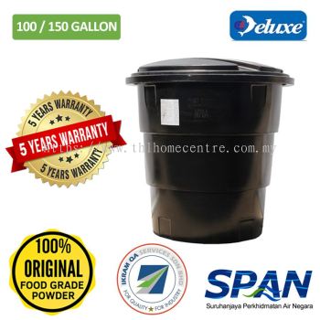 100/150 Gallon Deluxe Polyethylene Round (Slim & Tall) Type Water Tank
