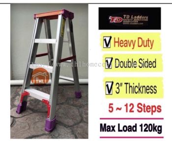 TD Heavy Duty Double Sided Ladder 