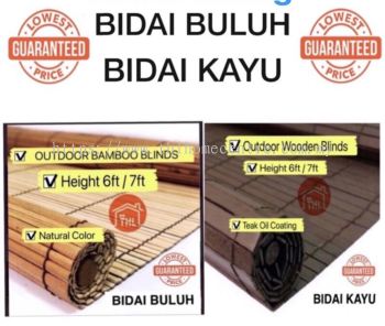 Bamboo & Wooden Outdoor Blinds