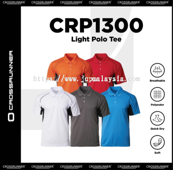 CROSSRUNNER Quick Dry Delta Polo T-Shirt CRP1300