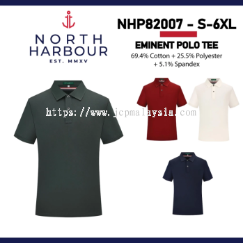 NORTH HARBOUR Eminent Plain Polo Tee Baju Berkolar Collar Shirt NHP82007