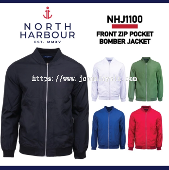 NORTH HARBOUR Unisex Unisex Bomber Jacket NHJ1100