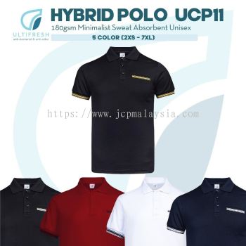 ULTIFRESH Plain Polo T Shirt Hybrid Minimalist Polo Tshirt Unisex UCP11