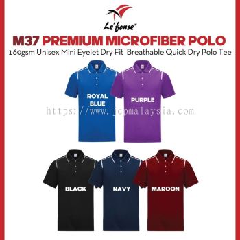 LEFONSE Premium Dri-Fit Microfiber Polo T-Shirt Unisex M3900