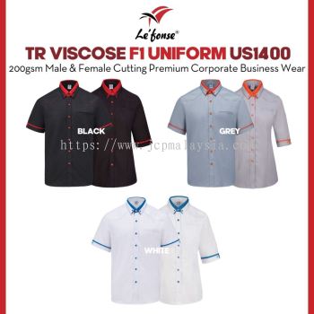 LEFONSE TR Viscose Corporate F1 Uniform Premium Corporate Wear US14 US14F
