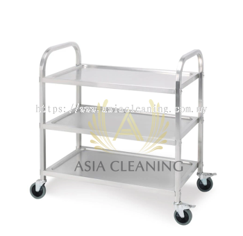 Stainless Steel 3 Tiers Trolley