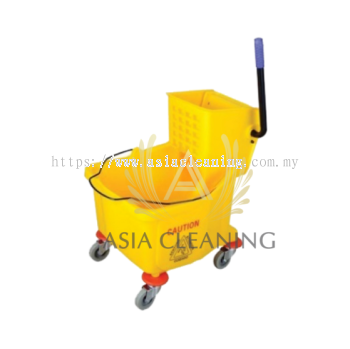 Single Mop Bucket Complete   Side Press 