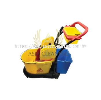 Deluxe Single Mop Bucket Trolley 