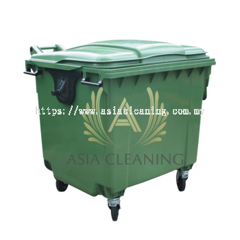 660L 4-Wheel Bin (Green)