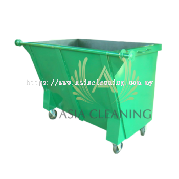 Leach Bin 1100L C/W Metal Frame (Green)