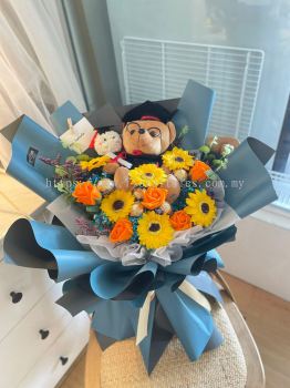 Graduation Bear Bouquet