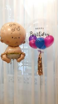 Baby Birthday Transparent Balloons