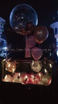 Rear Compartment Balloons Decoration