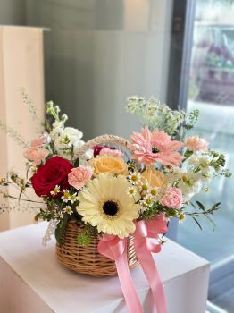 K Style Flower Basket 