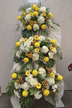 3 tier Funeral Condolences Wreath 