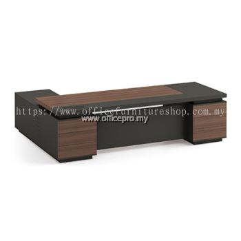 Director Table With Side Cabinet Profuse | Office Table Putra Perdana IPPDT-02 