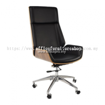 Director Chair｜Leather Chair｜Pecan Office Chair｜Selangor IP-D1