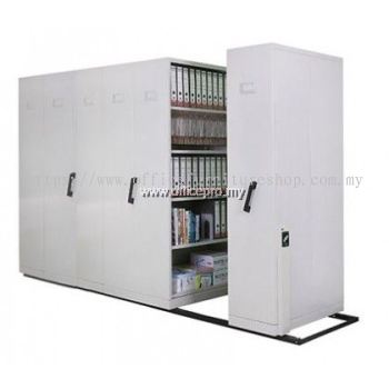 IPS-117 6 Bays Mobile Steel Compactor With Dual Purpose Shelves Kl