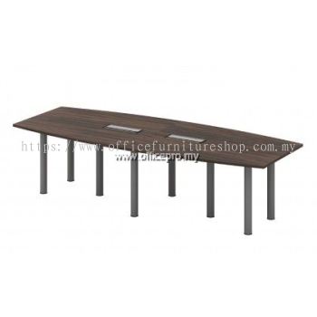 Boat Shape Conference Table | Meeting Table Kajang IPQBC 