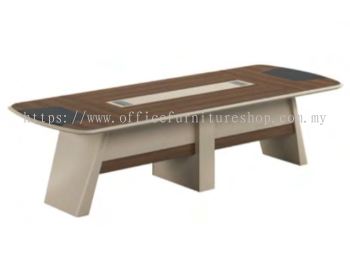 Office Wooden Conference Table | Rectangular Office Meeting Table at Nilai, Bangi, Setia Alam, Shah Alam IPZB-12C 