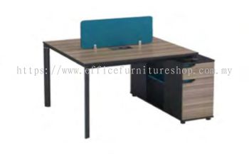 IPLT-05 Office Workstation Table Cluster Of 2 Seater | Office Cubicle | Office Partition Bukit Tinggi