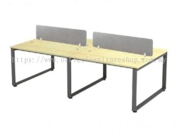 Office Workstation Table Cluster Of 4 Seater | Architecture Firm Workstations - SQ-SERIES IPSQ-4 - Parit Sulong | Masai | Ulu Tiram | Senggarang