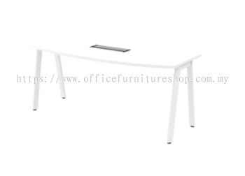 Boat Shape Conference Table | Meeting Table Kajang ASBB 18