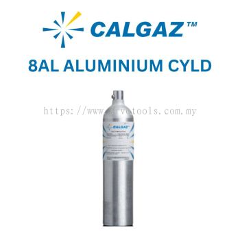 8AL 20PPM H2S + 60PPM CO + 1.45% CH4 + 15% O2 + N2 - CALGAZ CALIBRATION GAS