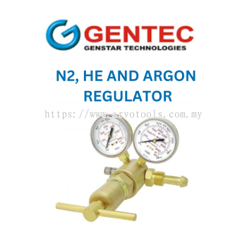 GENTEC 591IN-3000 REGULATOR FOR NITROGEN, HELIUM, ARGON GAS