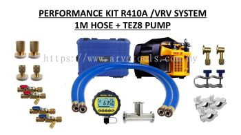 RAPID EVACUATION KIT FOR R410A/VRV SYSTEM (WITH TEZ8 PUMP AND T-FITTING)