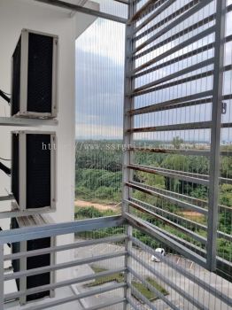 Invisible Safety Grille for Pigeon Prevention @ [Kampar West City Condo Ipoh] | Lifetime Warranty | SSR Malaysia
