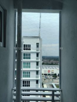 Invisible Safety Grille for Pigeon Prevention [Half Installation] @ [Palm Garden Penang] | Lifetime Warranty | SSR Malaysia