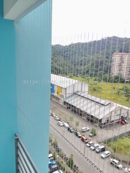 Invisible Safety Grille for Pigeon Prevention @ [One Foresta Penang] | Lifetime Warranty | SSR Malaysia