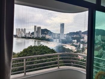 Invisible Safety Grille for Pigeon Prevention @ [Marina Tower Penang] | Lifetime Warranty | SSR Malaysia