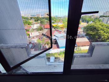 Invisible Safety Grille for Pigeon Prevention @ [University Heights Penang] | Lifetime Warranty | SSR Malaysia