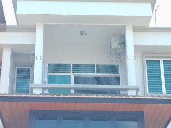 Invisible Safety Grille for Pigeon Prevention @ [Taman Teratai Indah Landed Butterworth] | Lifetime Warranty | SSR Malaysia