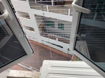 Invisible Safety Grille for Pigeon Prevention @ [Bukit Dumbar Villa 93 Penang] | Lifetime Warranty | SSR Malaysia