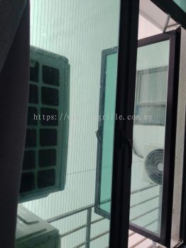 Invisible Safety Grille for Pigeon Prevention @ [Abel Residence Penang] | Lifetime Warranty | SSR Malaysia
