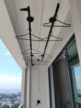 SSR Invisible Safety Grille   Hand Lift Clothes Drying @ [Ideal Venice], [Pulau Pinang]