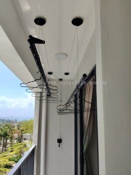 SSR Invisible Safety Grille   Hand Lift Clothes Drying @ [Ideal Venice], [Pulau Pinang]