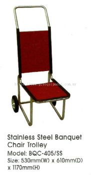 Stainless Steel Banquet Chair Trolley