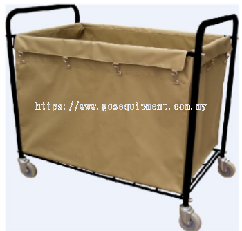 QUADRATE LINEN TROLLEY C/W CANVAS BAG