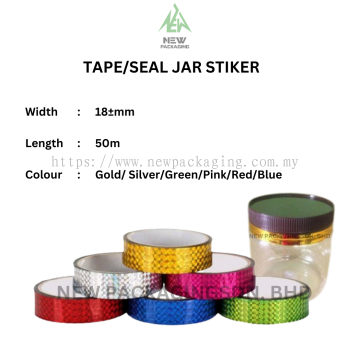 TAPE/SEAL JAR STIKER 