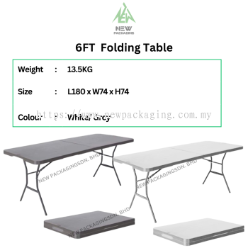 FOLDING TABLE 6ft
