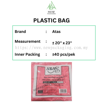 Singlet Plastic Bag #55 20'' X 23''