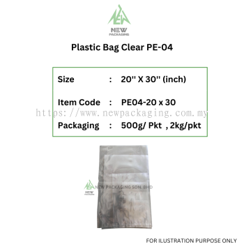 Plastic Bag Clear PE-04