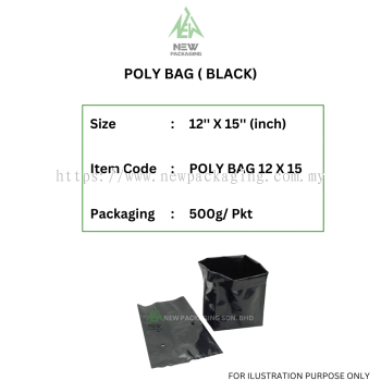 POLY BAG (BLACK)