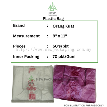 Cap Orang Kuat Plastic Bag