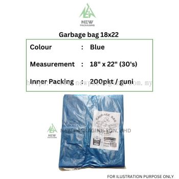 Garbage bag 18x22 